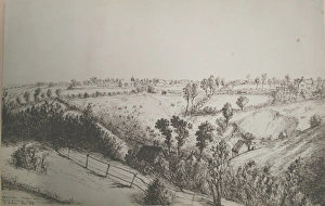 Hawridge, Buckinghamshire, with church and common Hawridge, Buckinghamshire, with church and common