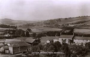 Haydon Gallery: Haydon Bridge, Northumberland viewed from Woodhall