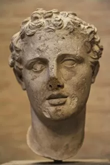 Images Dated 28th December 2012: Head of Ares, god of war. Roman sculpture