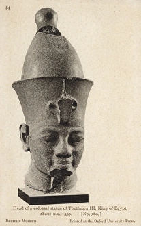 Head of a statue of Pharao Amenhotep III Head of a statue of Pharao Amenhotep III
