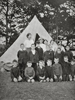 Headingley Orphan Homes, Leeds - Boys at Camp Headingley Orphan Homes, Leeds - Boys at Camp