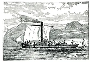Henry Bell's first English steamboat, The Comet Henry Bell' Henry Bell's first English steamboat, The Comet Henry Bell'