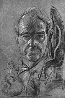 Henry Moore, as sketched by Stephen Ward, 1961 Henry Moore, as sketched by Stephen Ward, 1961