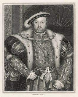 <b class=qtipBold><figcaption>Henry VIII Engraving</figcaption></b><br>KING HENRY VIII<br><em>© Mary Evans Picture Library</em> Henry VIII Engraving