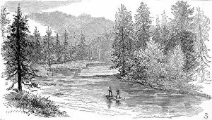 Images Dated 9th November 2004: Henrys Fork, Snake River, Yellowstone, 1883