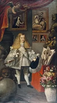 Pompey Gallery: HERRERA, Sebastiᮠde. Portrait of Charles II