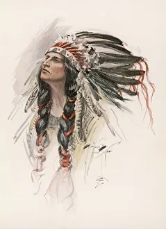 <b class=qtipBold><figcaption>Hiawatha/Portrait</figcaption></b><br>A portrait of Hiawatha.<br><em>© Mary Evans Picture Library</em> Hiawatha/Portrait