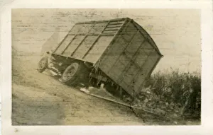 Hicks Cattle Truck - Lorry Accident in Fog Hicks Cattle Truck - Lorry Accident in Fog