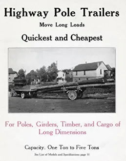 Highway Pole Trailers move long loads Highway Pole Trailers move long loads