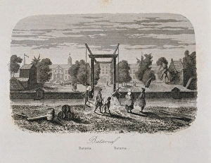 History of the Missions, 1863. Indonesia. View of Batavia History of the Missions, 1863. Indonesia. View of Batavia