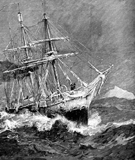 HMS Alert in the North Atlantic, 1876 HMS Alert in the North Atlantic, 1876
