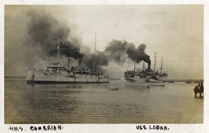 HMS Cambrian and USAT Logan, Honolulu, Hawaii HMS Cambrian and USAT Logan, Honolulu, Hawaii