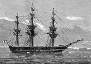 Frigate Gallery: HMS Eurydice, Portsmouth Harbour, 1878