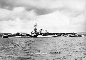 HMS Furious (47) with a Sopwith F1 Camel HMS Furious (47) with a Sopwith F1 Camel