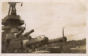 HMS Marlborough - A and B Twin Gun Turrets HMS Marlborough - A and B Twin Gun Turrets