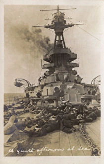 HMS Marlborough - A quiet afternoon at sea HMS Marlborough - A quiet afternoon at sea