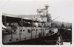HMS Marlborough - Starboard Quarter viewed in dry dock HMS Marlborough - Starboard Quarter viewed in dry dock