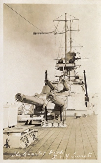 HMS Marlborough - X and Y Twin Gun Turrets HMS Marlborough - X and Y Twin Gun Turrets