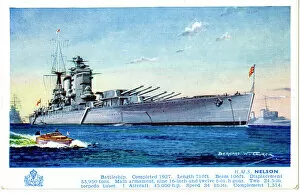 Album Collection: HMS Nelson, battleship, Nelson class