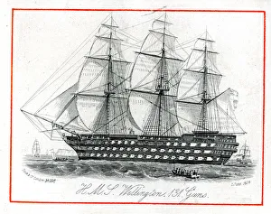 HMS Wellington, Royal Navy ship, 131 guns HMS Wellington, Royal Navy ship, 131 guns