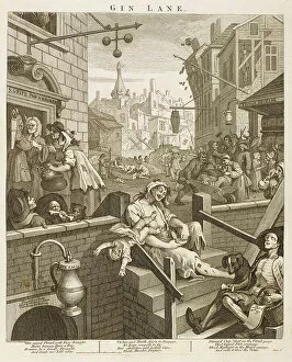 Related Images Collection: Hogarth, Gin Lane