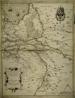 Holland, Belgium and part of Germany. Map Holland, Belgium and part of Germany. Map