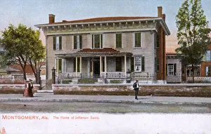 The Home of Jefferson Davis - Montgomery, Alabama, USA The Home of Jefferson Davis - Montgomery, Alabama, USA