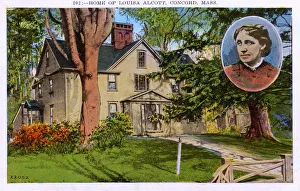 Home of Louisa May Alcott at Concord, Massachusetts, USA Home of Louisa May Alcott at Concord, Massachusetts, USA