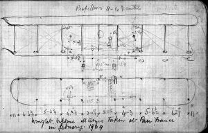 Sketches Gallery: Horace Shorts notebook - sketches of Wright Flyer at Pau
