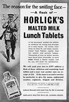 Horlicks advertisement, World War I