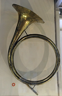 Horn. Brass instrument. Germany, 1747. Museum of History Horn. Brass instrument. Germany, 1747. Museum of History
