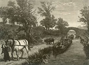 Horse-Drawn Canal Barge
