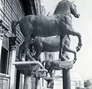 Triumphal Gallery: Horses of Saint Mark, Venice, Italy