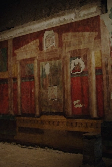 House of Augustus on the Palatine Hill. Fresco paint. Rome House of Augustus on the Palatine Hill. Fresco paint. Rome