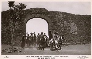 HRH The Duke of Connaught leaving Omdurman, Sudan HRH The Duke of Connaught leaving Omdurman, Sudan