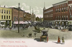 Hudson, Massachusetts, USA - Woods Square Hudson, Massachusetts, USA - Woods Square