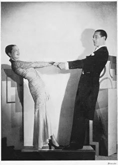 Hungarian dancing couple Renee and Alexander, 1930 Hungarian dancing couple Renee and Alexander, 1930