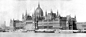 The Hungarian Houses of Parliament, Budapest, 1902 The Hungarian Houses of Parliament, Budapest, 1902