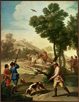 Hunting Party, 1775, by Francisco de Goya Hunting Party, 1775, by Francisco de Goya