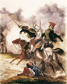 Hussar Guard Regiment, Plate 19 from Armed Forces Hussar Guard Regiment, Plate 19 from Armed Forces