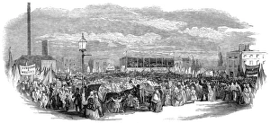 The Hustings on Kennington Common, London, 1852 The Hustings on Kennington Common, London, 1852