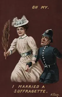 Suffragettes In Action Prints: I Married a Suffragette - Oh My