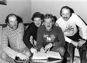 Chris Gallery: Ian Botham, cricketer, signing book