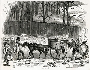 Ice cart in London 1850 Ice cart in London 1850