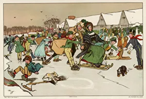 Ice Skating Children