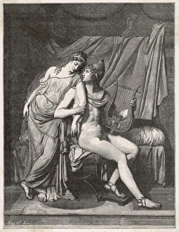 <b class=qtipBold><figcaption>Iliad/Paris & Helen</figcaption></b><br>Paris and Helen<br><em>© Mary Evans Picture Library</em> Iliad/Paris & Helen