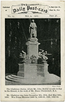 The Illustrated Daily Postcard - Gladstone Statue The Illustrated Daily Postcard - Gladstone Statue