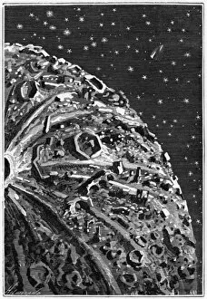 Features Gallery: Illustration of Around the Moon by Jules Verne