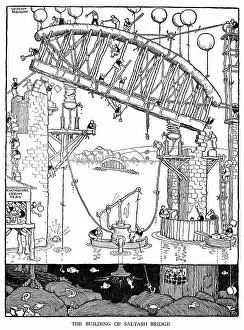 Rowing Collection: Illustration, Railway Ribaldry by W Heath Robinson