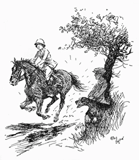 Illustration, riding through a muddy patch Illustration, riding through a muddy patch